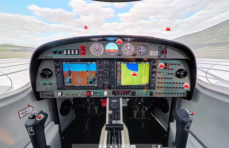 Alsim - Simulateur de vol - Une jolie idée - Agence de réalité virtuelle - Production de photo sphérique et de vidéo 360°