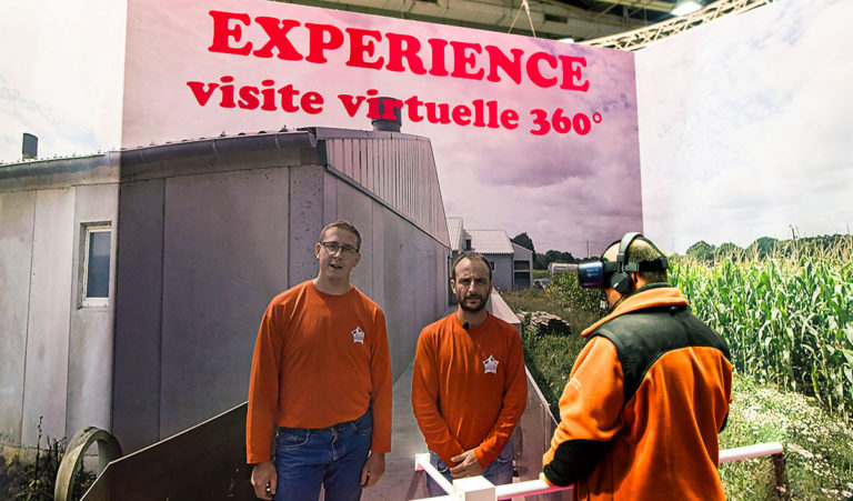 Salon International de l'Agriculture Paris - INAPORC - Élevage porcin - CDMP - Centre Des Métiers du Porc - Une jolie idée - Agence de réalité virtuelle - Production de photo sphérique et de vidéo 360°